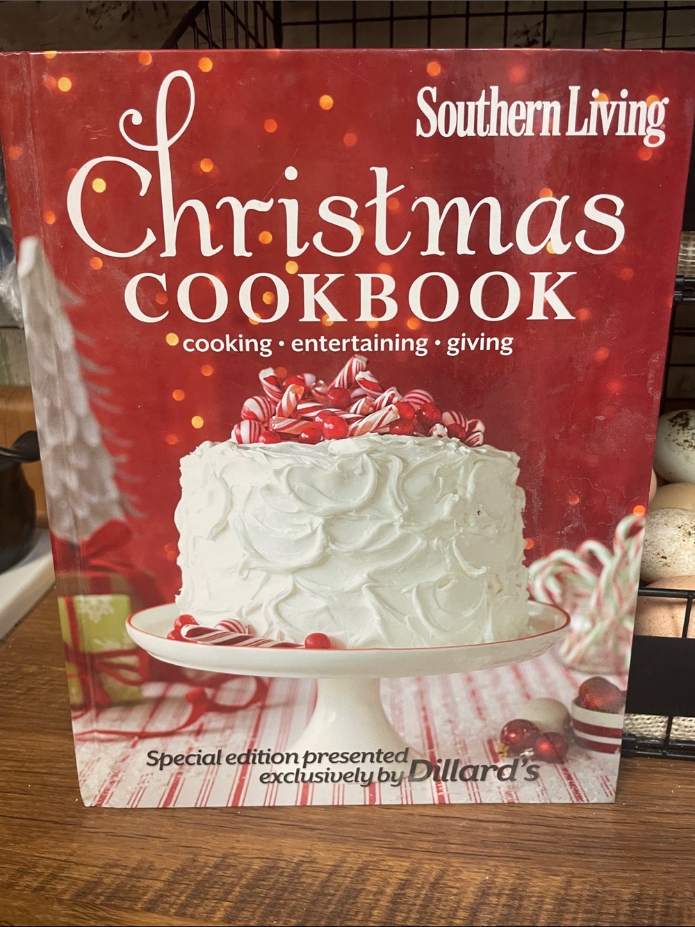 Southern Living Christmas Cookbook - Red Cover